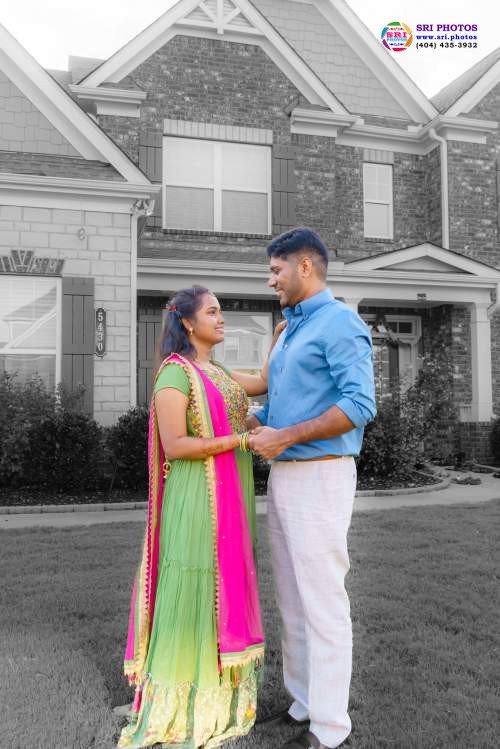 Jagadeesh + Tejaswi Engagement Photo