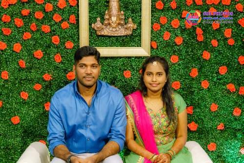 Jagadeesh + Tejaswi Engagement Photo