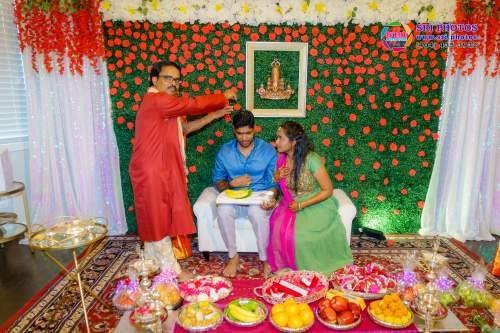 Jagadeesh + Tejaswi Engagement Photo