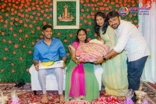 Jagadeesh + Tejaswi Engagement Photo