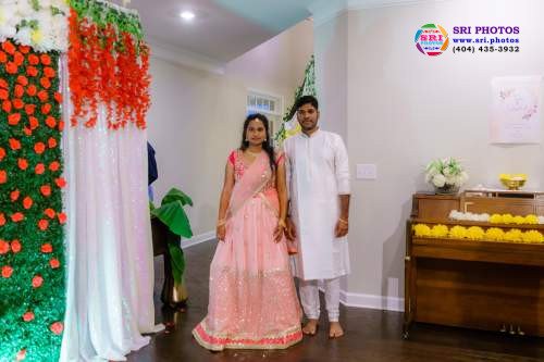 Jagadeesh + Tejaswi Engagement Photo