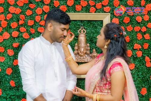 Jagadeesh + Tejaswi Engagement Photo