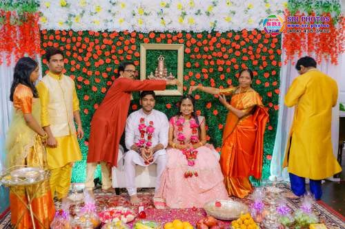 Jagadeesh + Tejaswi Engagement Photo