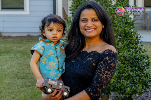 Aryaka First Birthday Photo