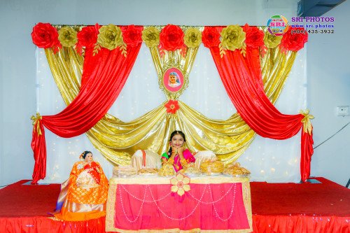 Asritha Half Saree Photo