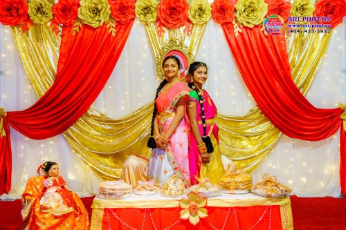 Asritha Half Saree Photo