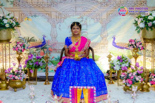 Rishitha Half-Saree Photo