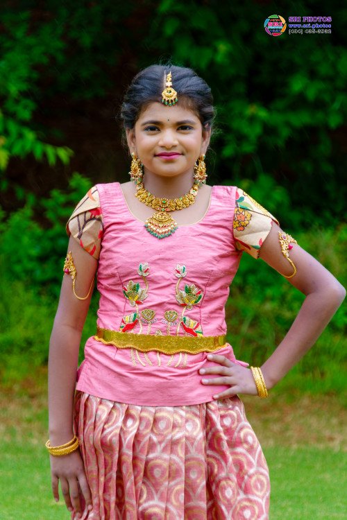 Rishitha Half-Saree Photo
