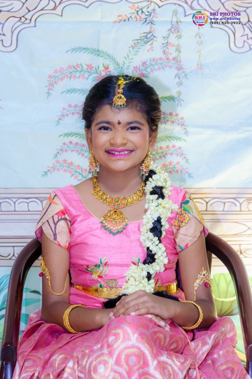 Rishitha Half-Saree Photo