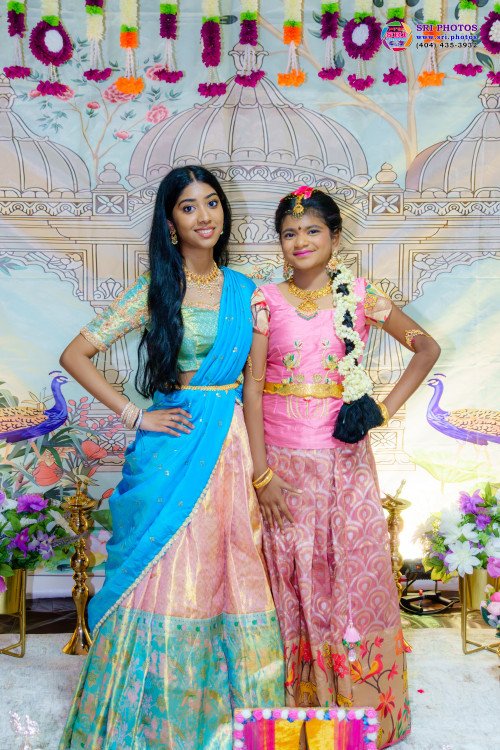Rishitha Half-Saree Photo