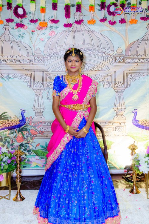 Rishitha Half-Saree Photo
