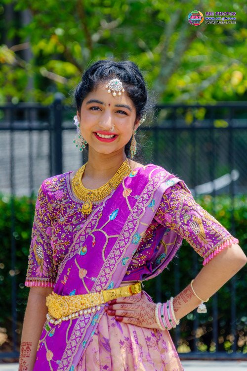 Sloka Half-Saree Photo