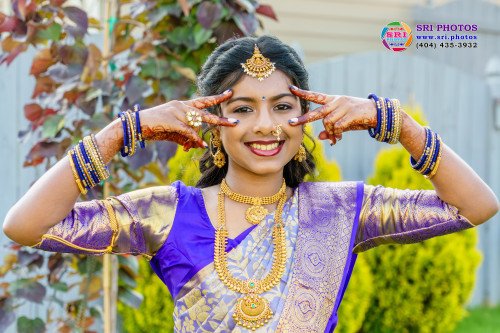 Srithi Half-Saree Photo