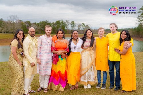 Bradley + Meghana Haldi Photo
