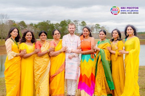Bradley + Meghana Haldi Photo