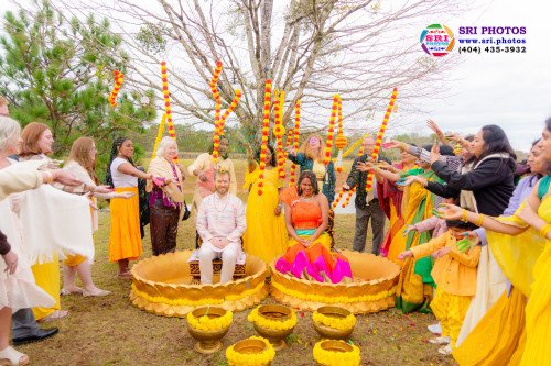Bradley + Meghana Haldi Photo