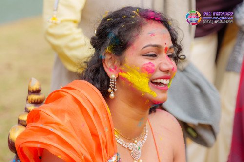 Bradley + Meghana Haldi Photo