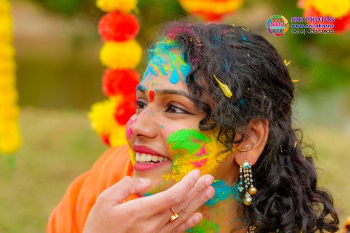 Bradley + Meghana Haldi Photo