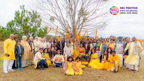 Bradley + Meghana Haldi Photo