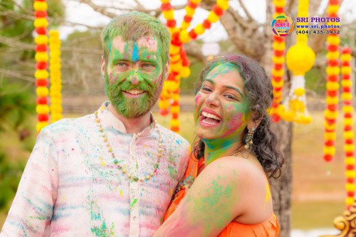 Bradley + Meghana Haldi Photo