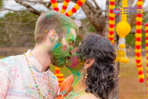 Bradley + Meghana Haldi Photo