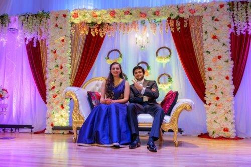 Srinivas + Vidya Reception Photo