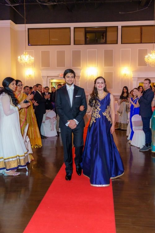 Srinivas + Vidya Reception Photo