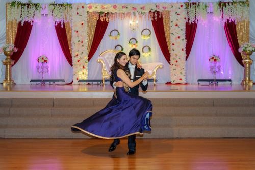 Srinivas + Vidya Reception Photo